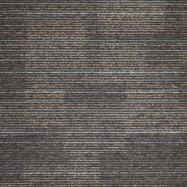 Shneir Carpet Tile - Collage Modular Collection - Gun metall