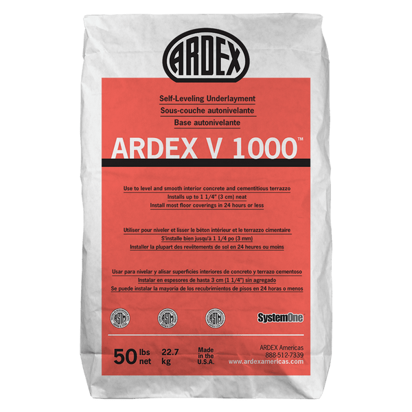 Ardex - V 1000 Self - Leveling Underlayment - 50 lb - Flooring Adhesive