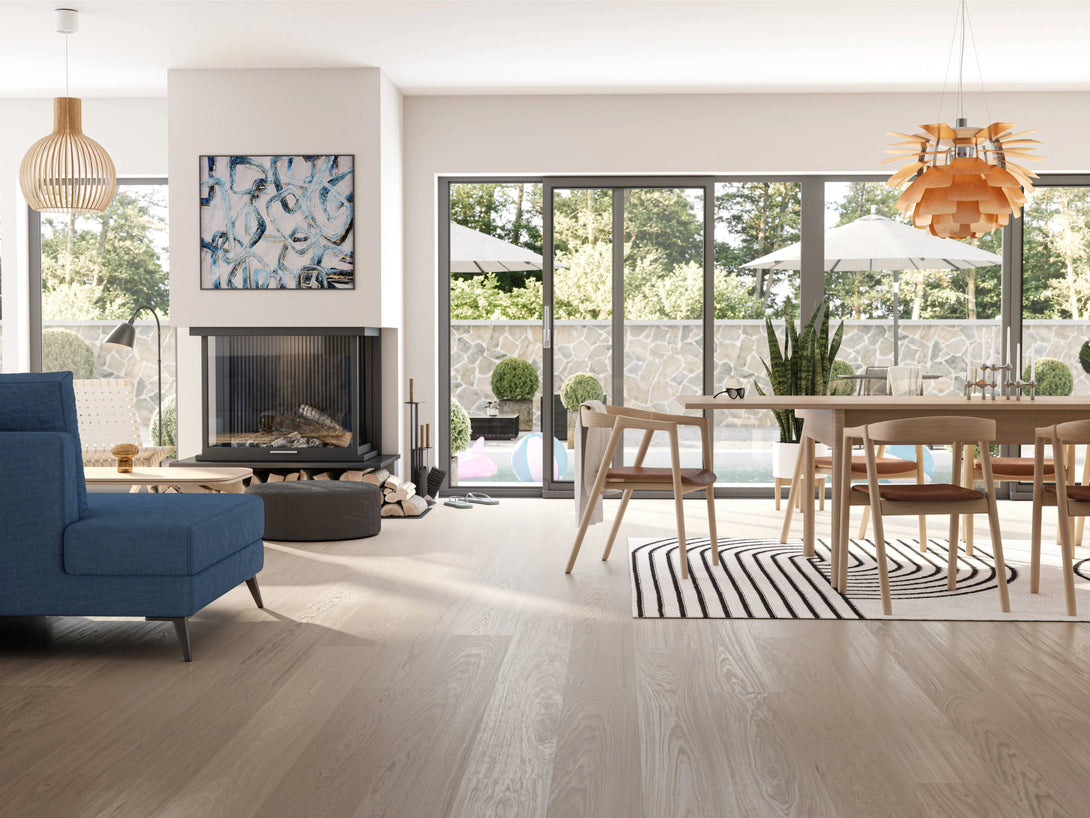 Bjelin - XL Woodura Collection - Misty White - VEJBY - Select grade - Hardwood