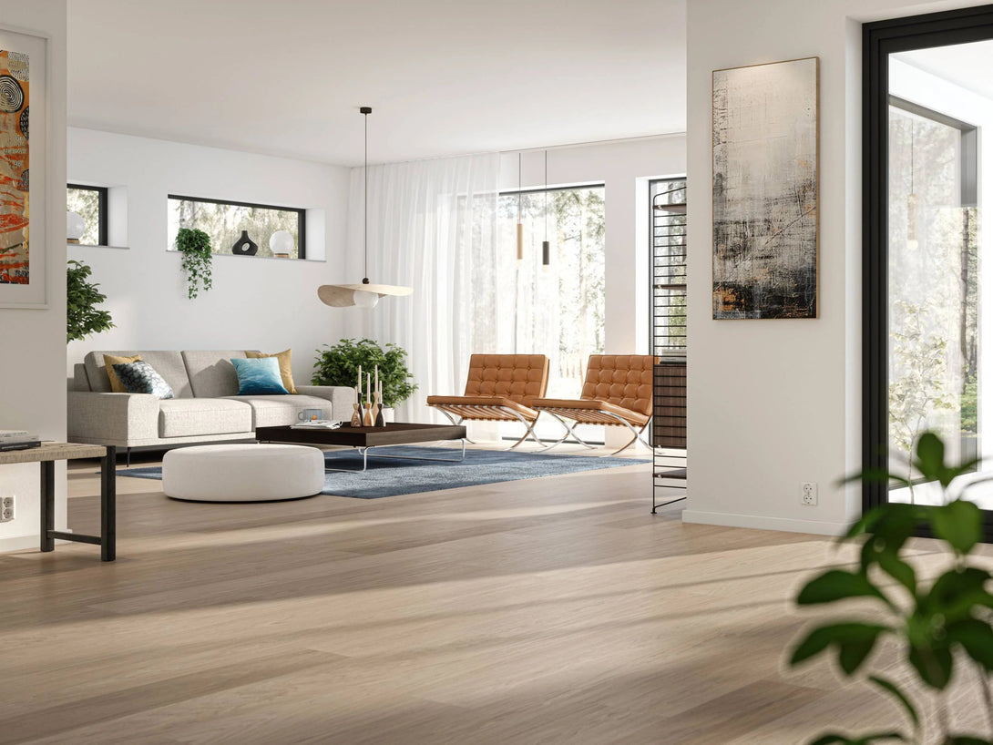 Bjelin - XL Woodura Collection - Powder White - LARVIK - Select grade - Hardwood