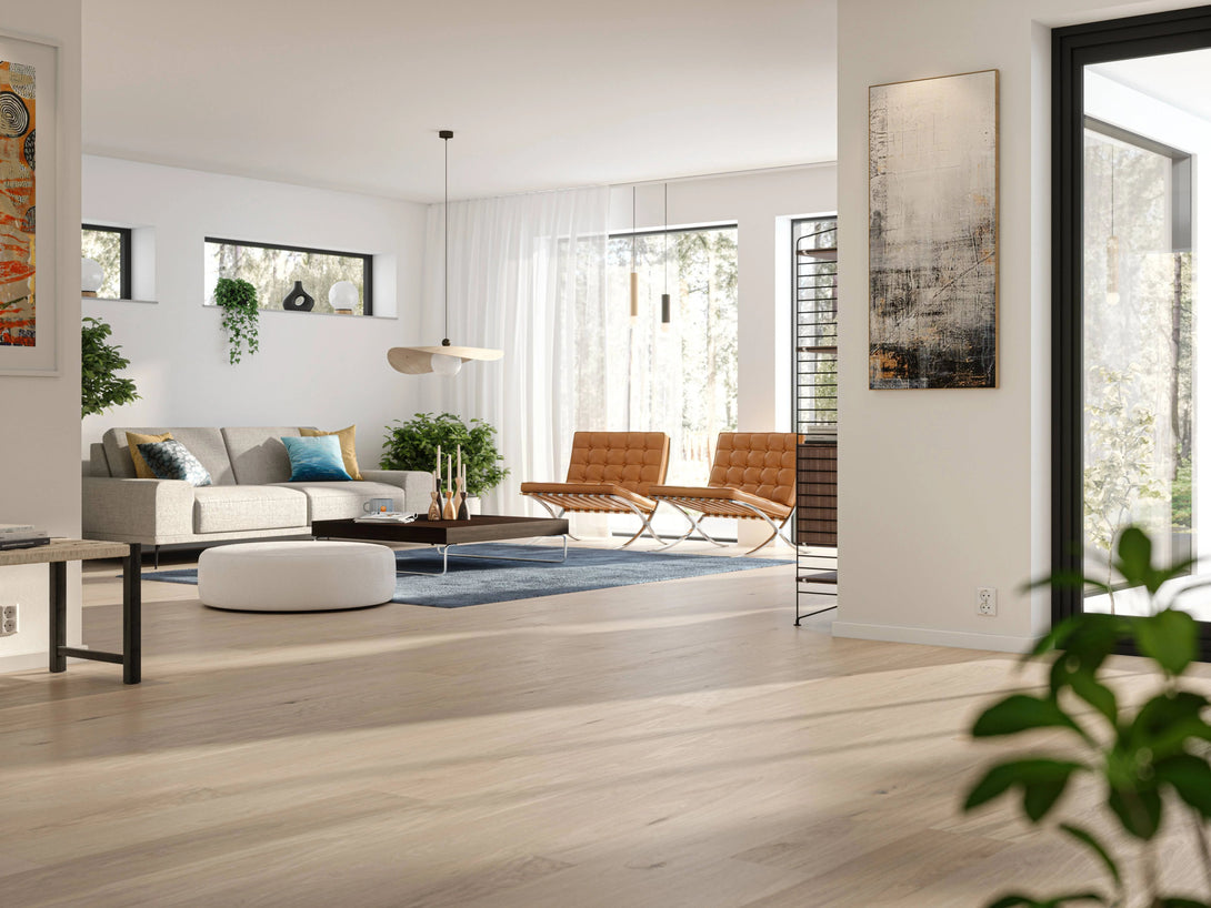 Bjelin - XL Woodura Collection - Powder White - VIARP - Nature grade - Hardwood