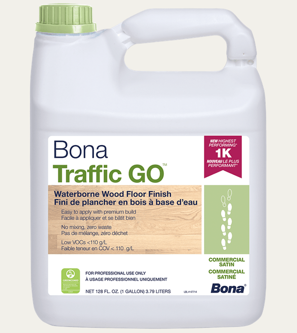 Bona Traffic GO® - Comercial Extra Matte - 1 Galon - Flooring Adhesive