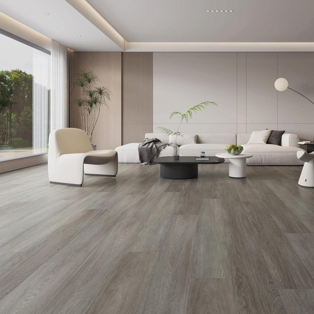 Build Direct - Yellowknife Glue Down Luxury Vinyl Flooring - Glacial - Vinyl