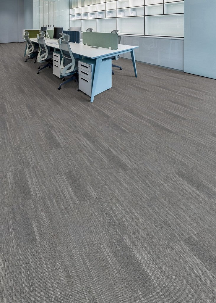 Cascade - Landmark Collection - Chrome - Carpet Tile