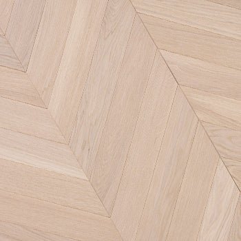 Coswick Floor - Chevron Aqua White (Chevron - Select and Better) - Engineered Hardwood