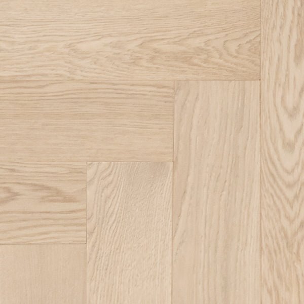 Coswick Floor - Heringbone Vanilla (Select and Better) - Engineered Hardwood