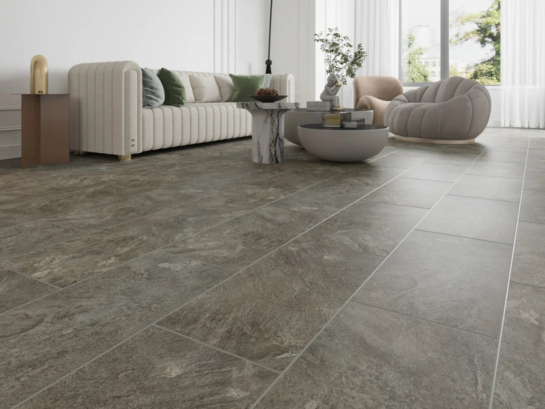 Floor tek - Butchart Collection SPC Tile - Jasper - Vinyl