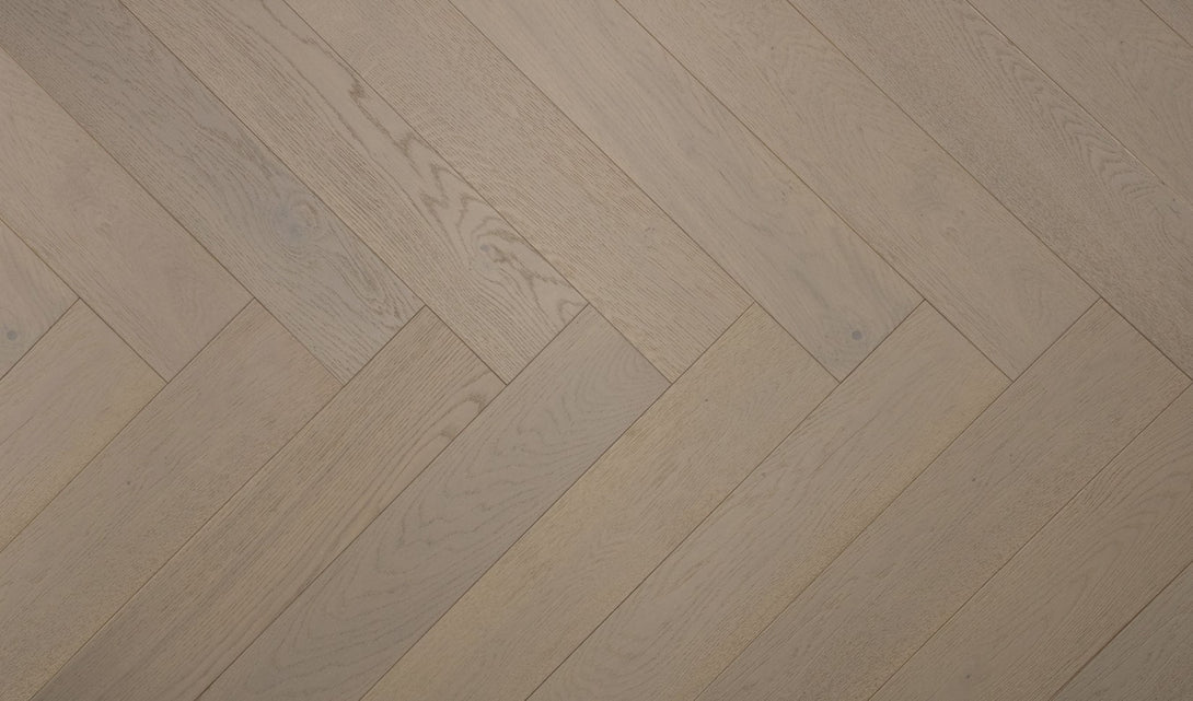 Grandeur Flooring - Heringbone Collection - Tundra - Engineered Hardwood