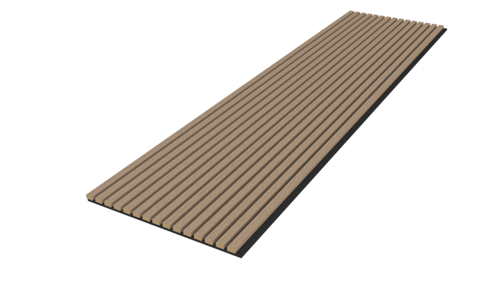 Home's Pro - Wood Wall Panel Acoustic Oak Veneer - Fruitwood (Wide) - Wall Panels