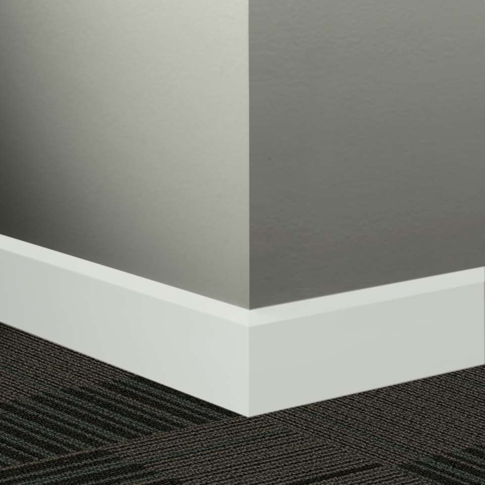 Johnsonite Millwork Wall Finishing System - Oblique 3" - Wallbase 8' (Pack of 7) - Baseboard