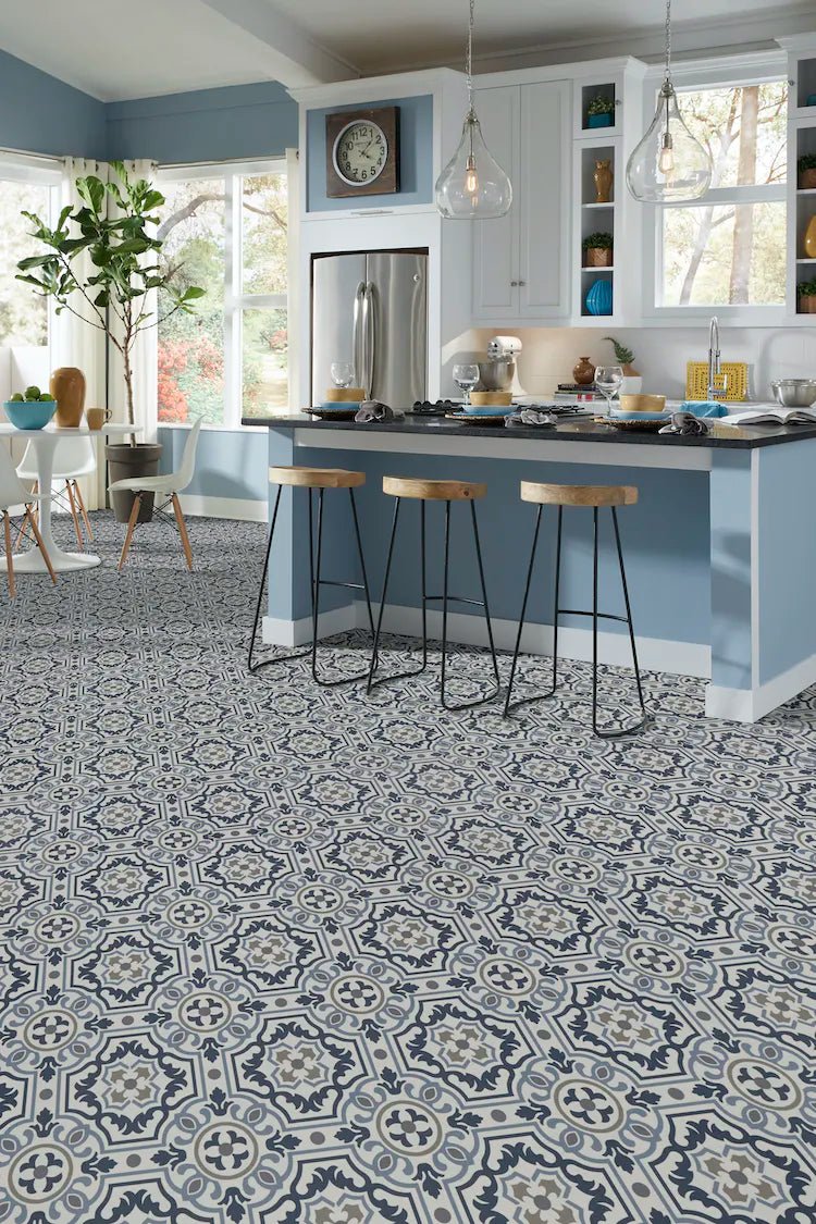 Mannington LUXURY VINYL SHEET PLATINUM Revive Collection Denim