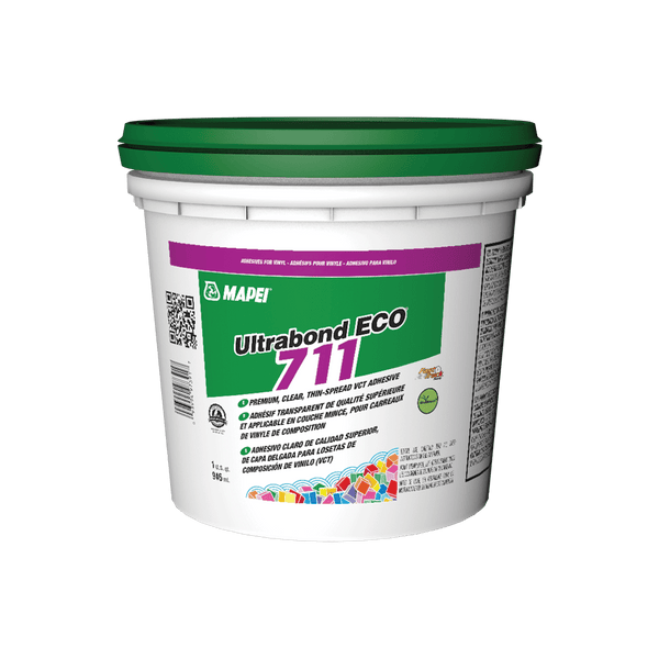 Mapei - Ultrabond ECO 711 Premium Clear Thin - Spread VCT Adhesive 946 ml - Flooring Adhesive