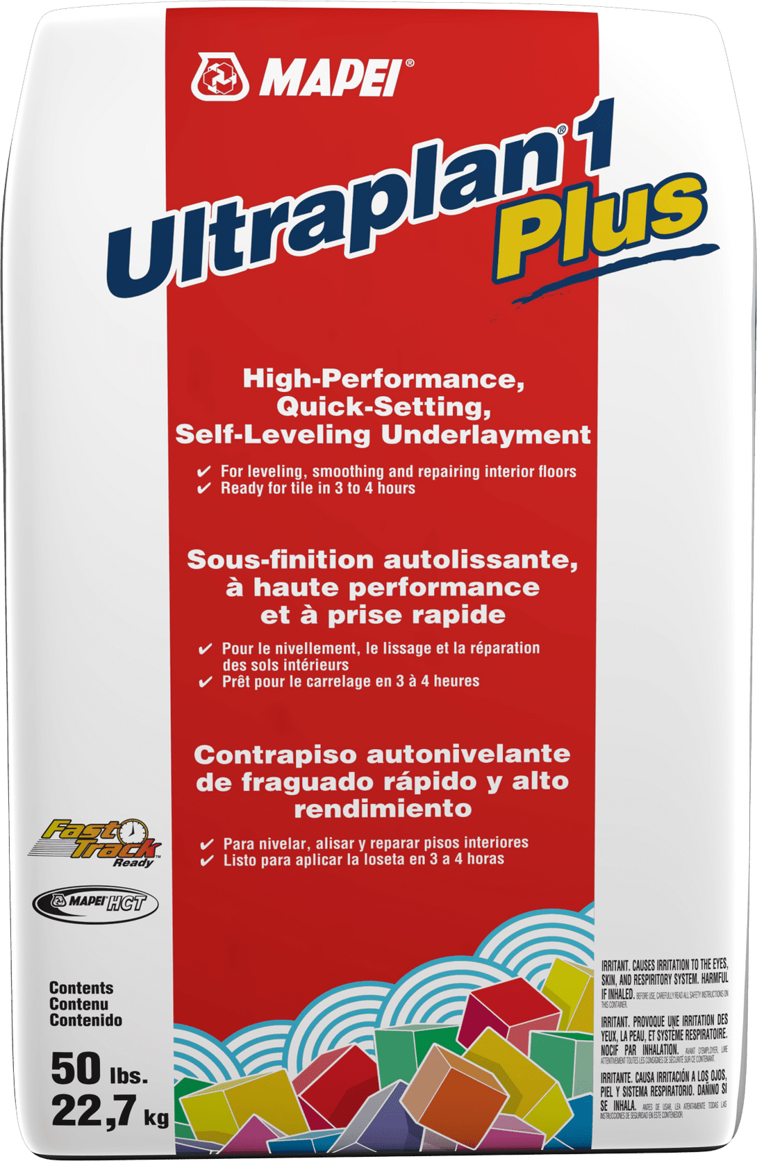 Mapei - Ultraplan 1 Plus High - Performance Quick - Setting Self - Leveling Underlayment - 50 lb - Flooring Adhesive