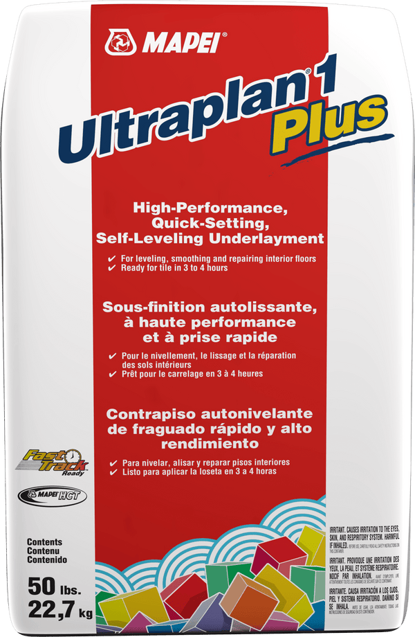 Mapei - Ultraplan 1 Plus High - Performance Quick - Setting Self - Leveling Underlayment - 50 lb - Flooring Adhesive