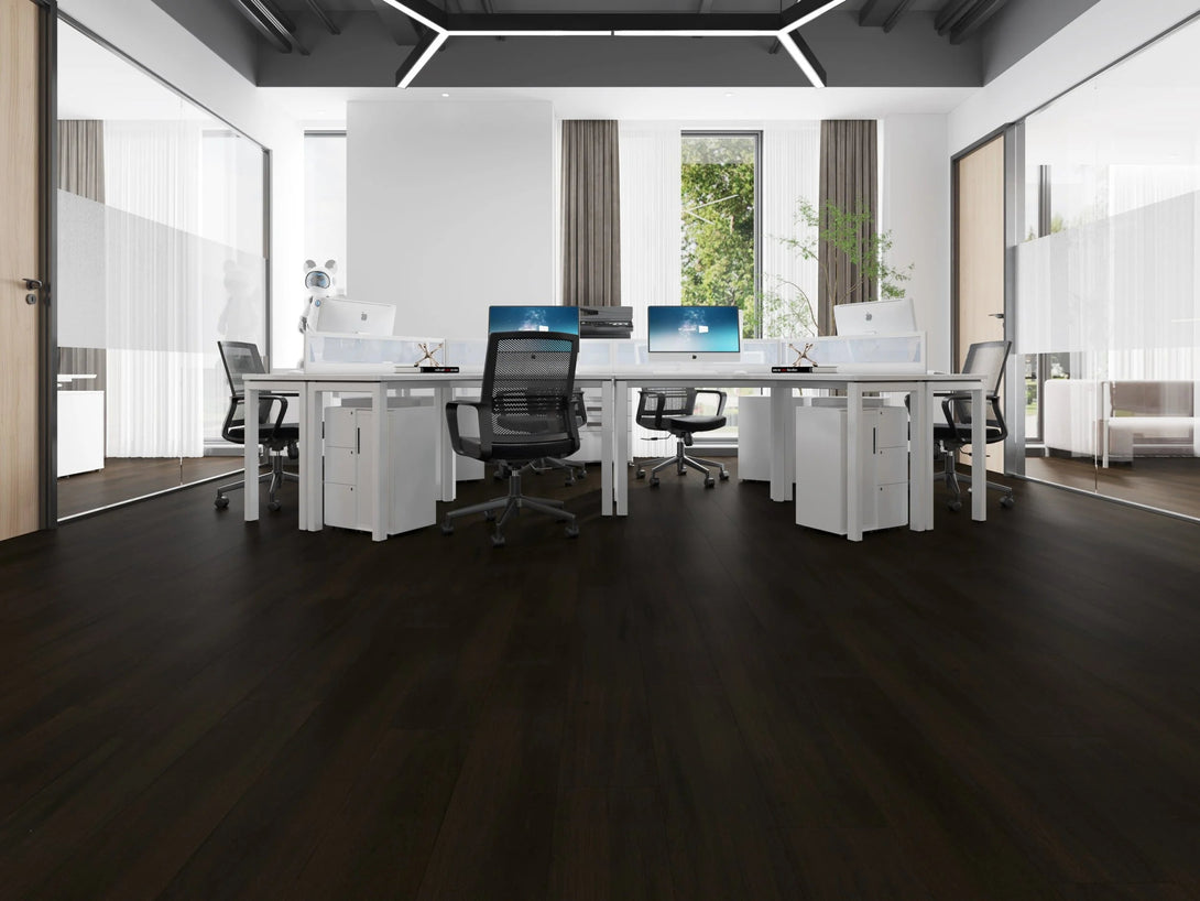 Monterey Floor - Creative Luxury Vinyl Planks & Tile Collection - Ebony - Vinyl