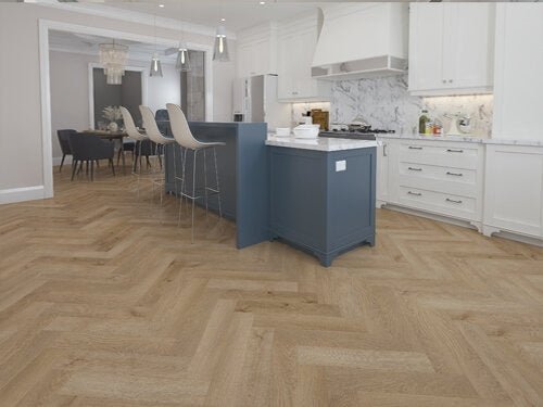 Monterey Floor - The Classic Herringbone Collection - Alhambra - Vinyl