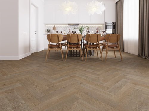 Monterey Floor - The Classic Herringbone Collection - Montaigne - Vinyl