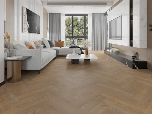 Monterey Floor - The Classic Herringbone Collection - Montaigne - Vinyl