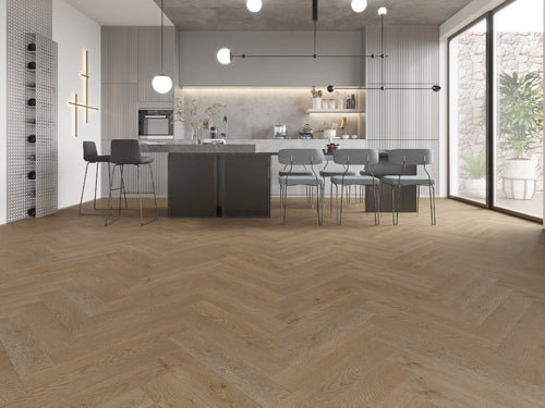 Monterey Floor - The Classic Herringbone Collection - Montaigne - Vinyl