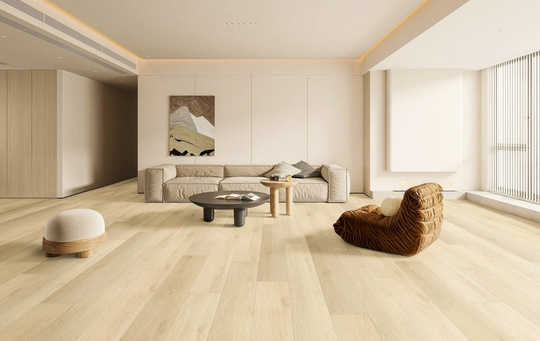 Montserrat Floors - Lineage AC5 Collection - Calypso Tan - Laminate