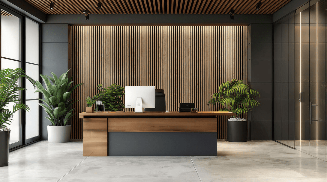 MSI Surfaces - Acoustic Wood Slat Panels - Natural 9.5x94.5 - Wall Panels