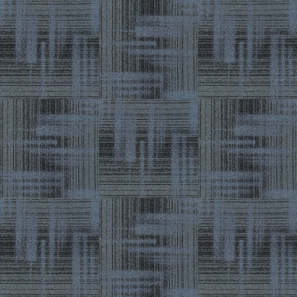 Next Floor - Bandwidth Collection - Commodore Blue - Carpet Tile