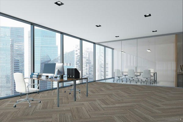 Next Floor - Context Plus Collection - Silver Dollar - Carpet Tile