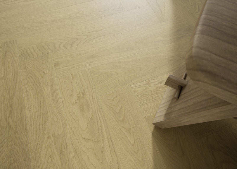 Oakel City - Engineered Hardwood Collection - Summer Dawn (Herringbone Style) - Engineered Hardwood