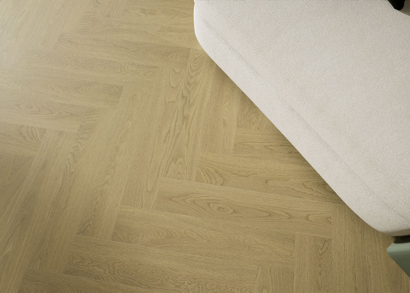 Oakel City - Engineered Hardwood Collection - Summer Dawn (Herringbone Style) - Engineered Hardwood