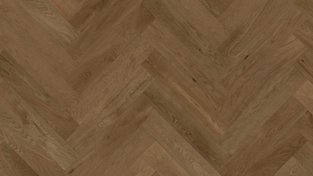 Signature Herringbone Collection - Oak Bordeaux - Engineered Hardwood