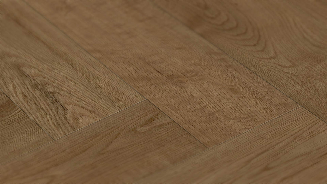 Signature Herringbone Collection - Oak Bordeaux - Engineered Hardwood