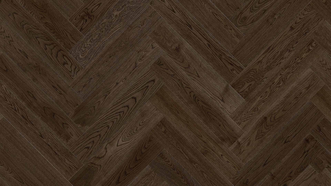 Signature Herringbone Collection - Oak Chateau - Engineered Hardwood