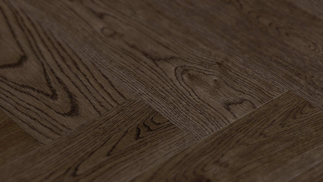 Signature Herringbone Collection - Oak Chateau - Engineered Hardwood