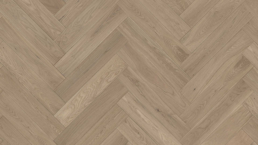 Signature Herringbone Collection - Oak Dijon - Engineered Hardwood