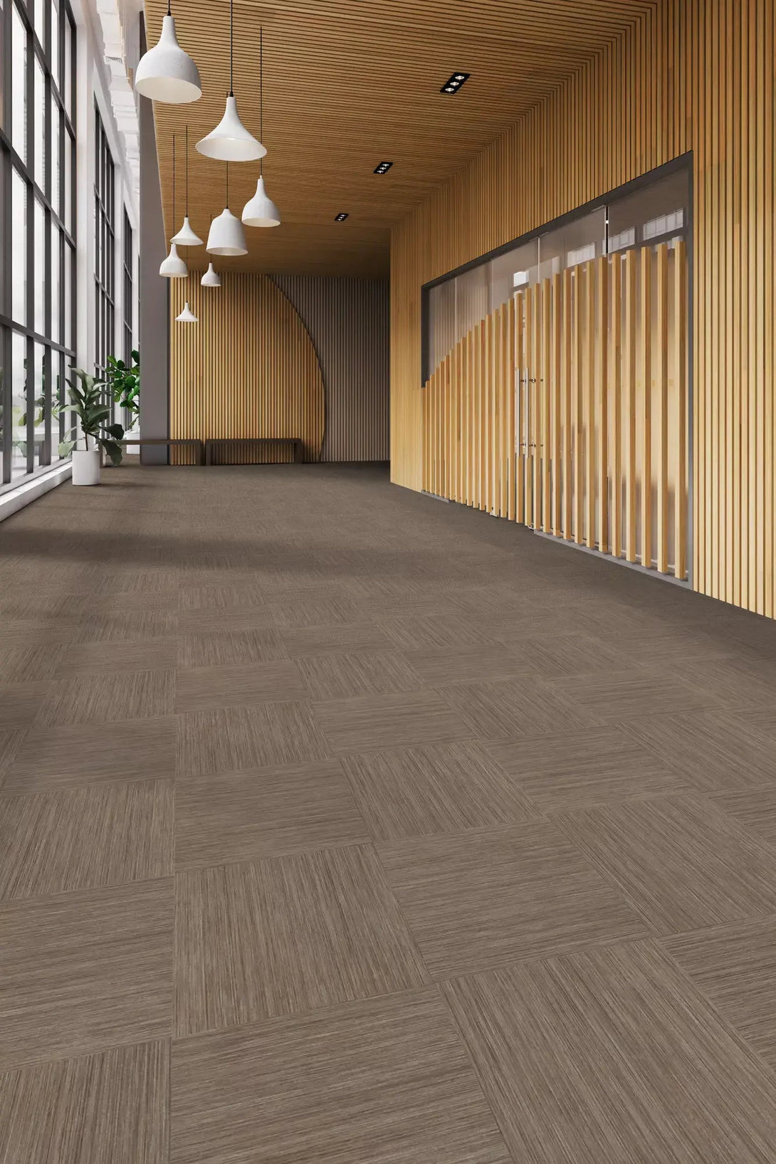 Tarkett - ID Latitude Abstract - 3542 Texgrain - Cool Beige - Vinyl