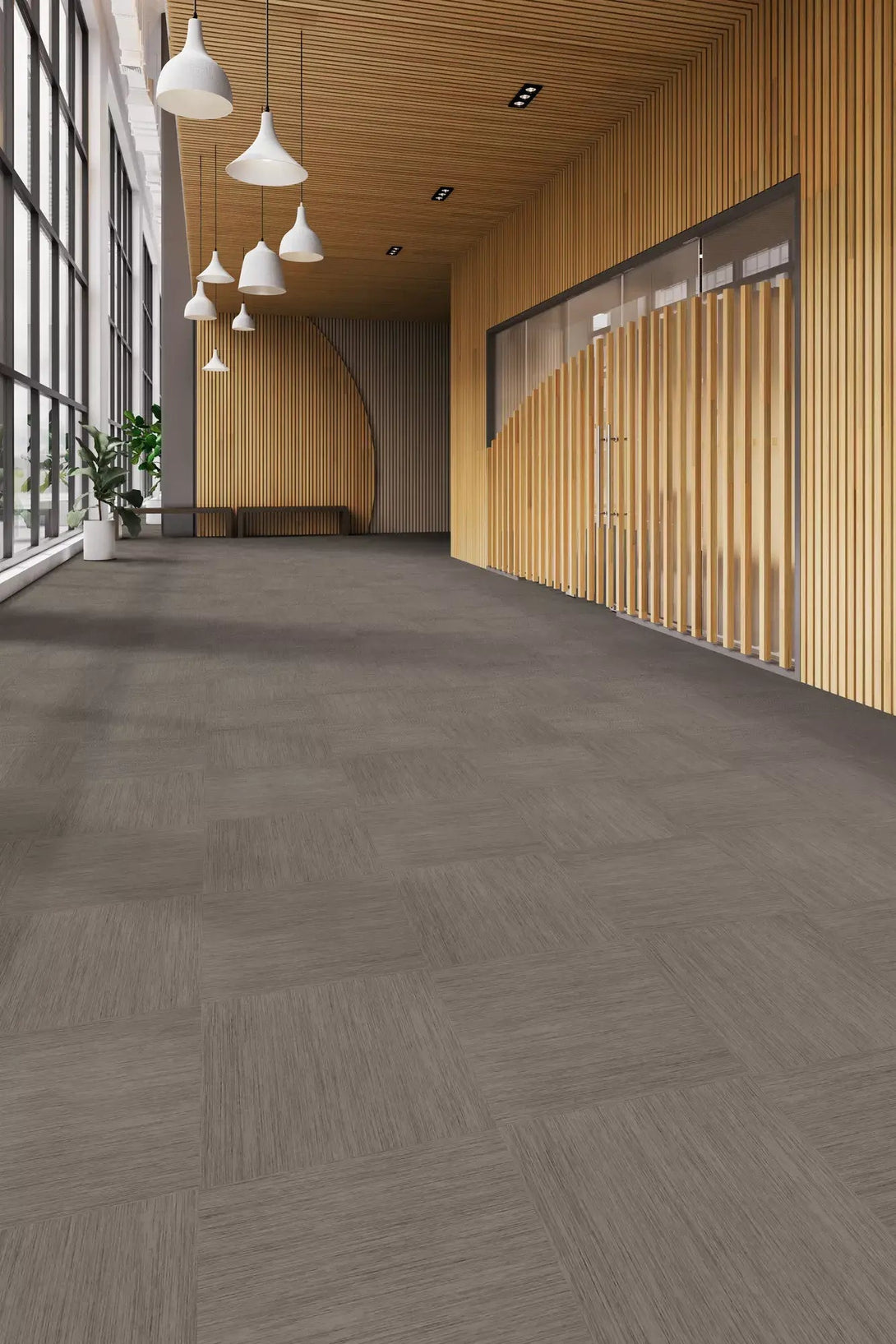 Tarkett - ID Latitude Abstract - 5110 Finelines - Taupe - Vinyl