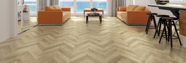 Twelve Oaks - Sure Wood Chevron Collection - True Natural Chevron - Vinyl