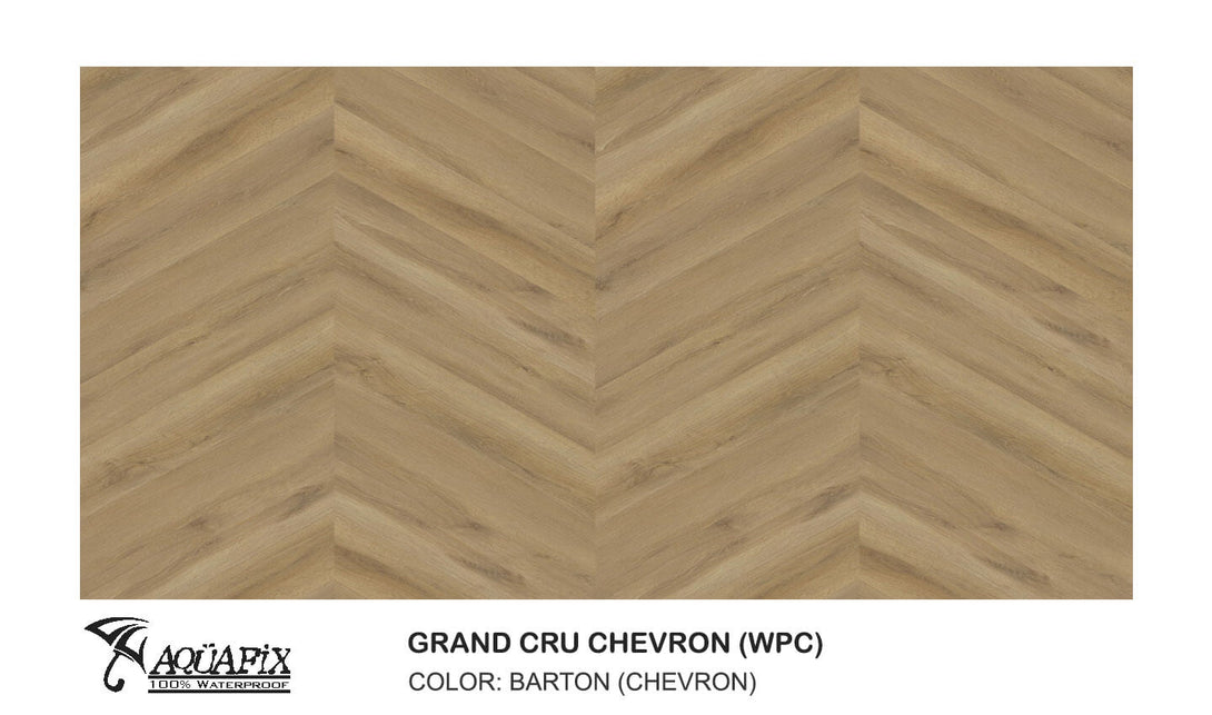 Unifloor - AquaFix Collection - Grand Cru Chevron (WPC) - Barton (Chevron) - Vinyl