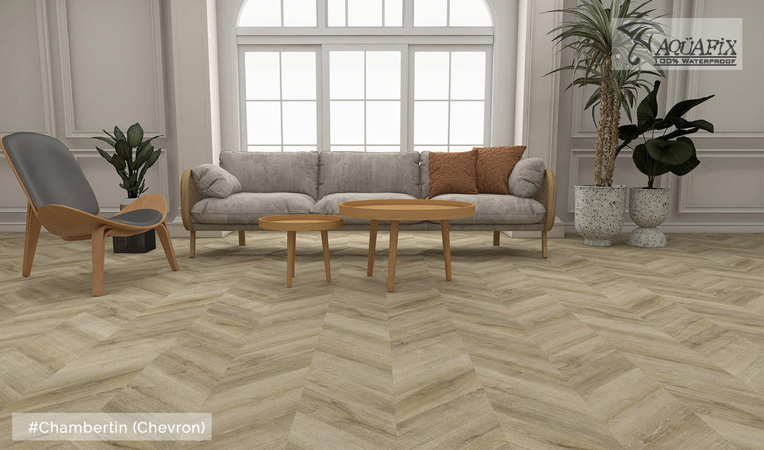 Unifloor - AquaFix Collection - Grand Cru Chevron (WPC) - Chambertin (Chevron) - Vinyl