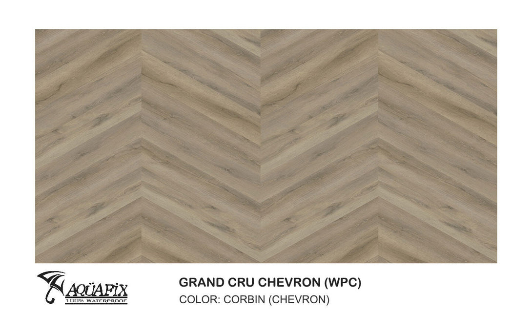 Unifloor - AquaFix Collection - Grand Cru Chevron (WPC) - Corbin (Chevron) - Vinyl