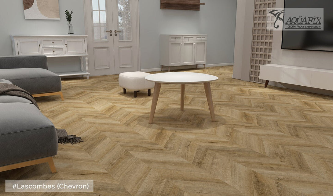 Unifloor - AquaFix Collection - Grand Cru Chevron (WPC) - Lascombes (Chevron) - Vinyl