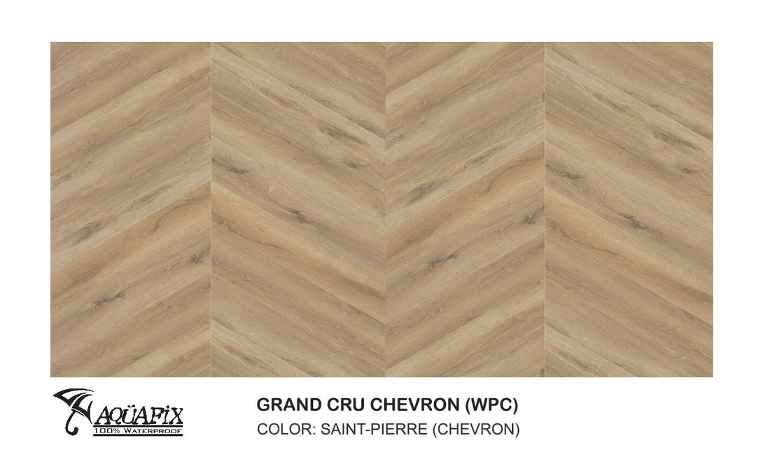 Unifloor - AquaFix Collection - Grand Cru Chevron (WPC) - Saint - Pierre (Chevron) - Vinyl