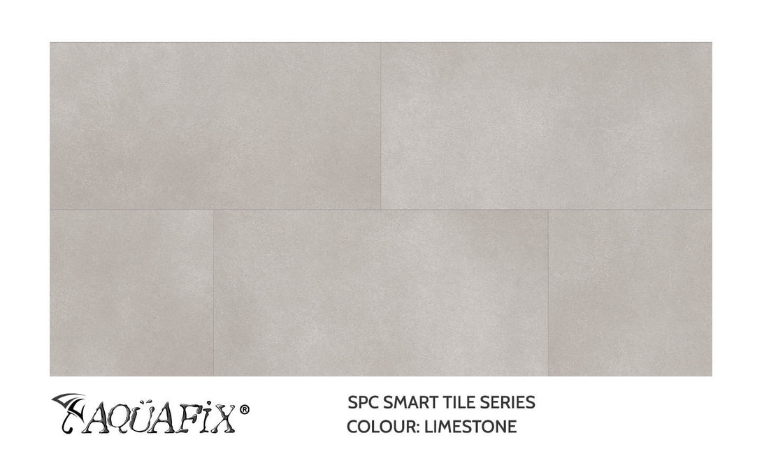 Unifloor - AquaFix Collection - Smart Tile Series - Limestone - Vinyl