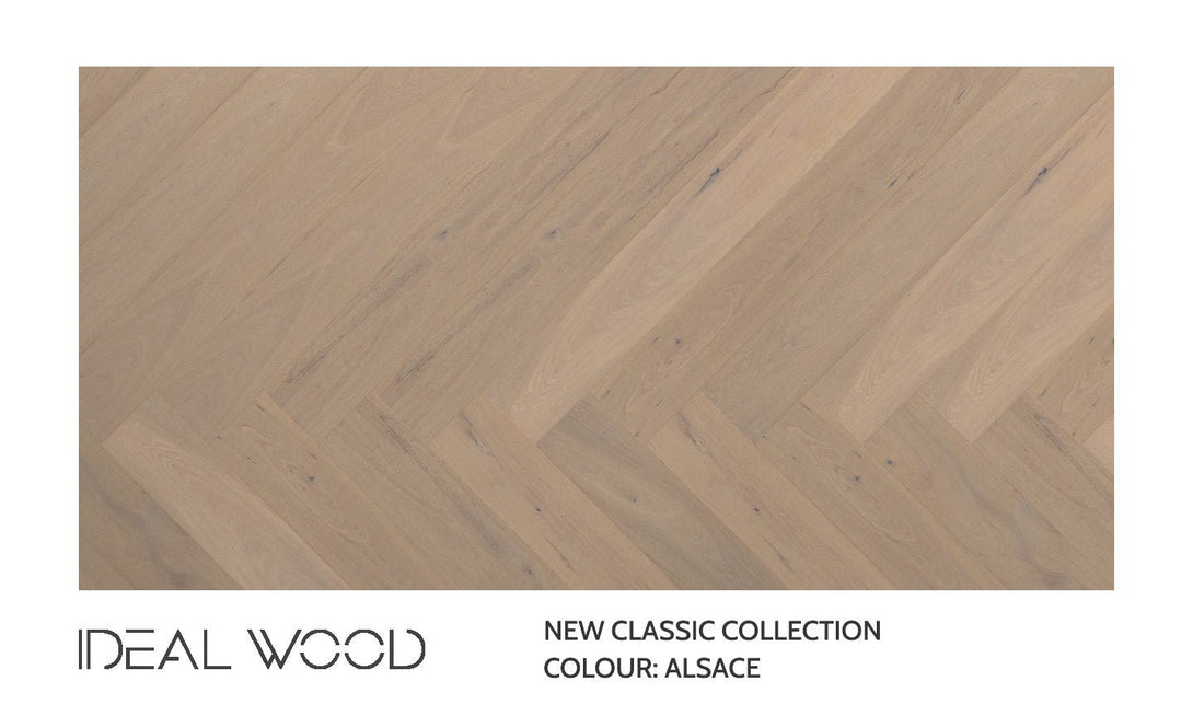 Unifloor - New Classic Collection - Alsace (Heringbone) Oak - Hardwood