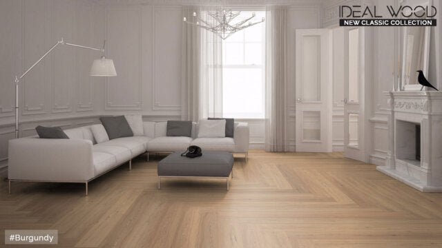 Unifloor - New Classic Collection - Burgundy (Heringbone) Oak - Hardwood