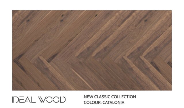 Unifloor - New Classic Collection - Catalonia (Heringbone) Walnut - Hardwood