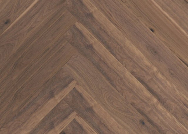 Unifloor - New Classic Collection - Catalonia (Heringbone) Walnut - Hardwood