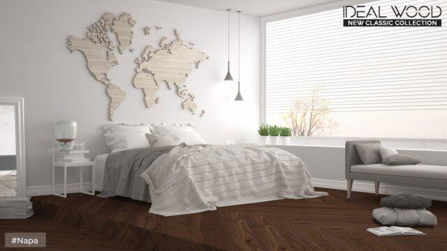 Unifloor - New Classic Collection - Napa (Heringbone) Walnut - Hardwood