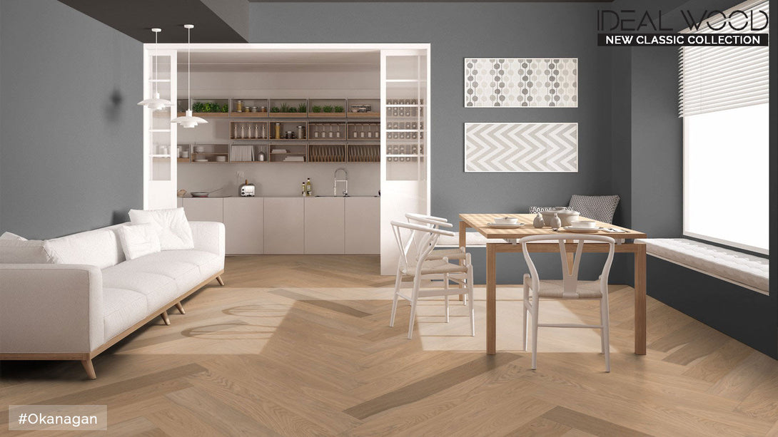 Unifloor - New Classic Collection - Okanagan (Heringbone) Oak - Hardwood