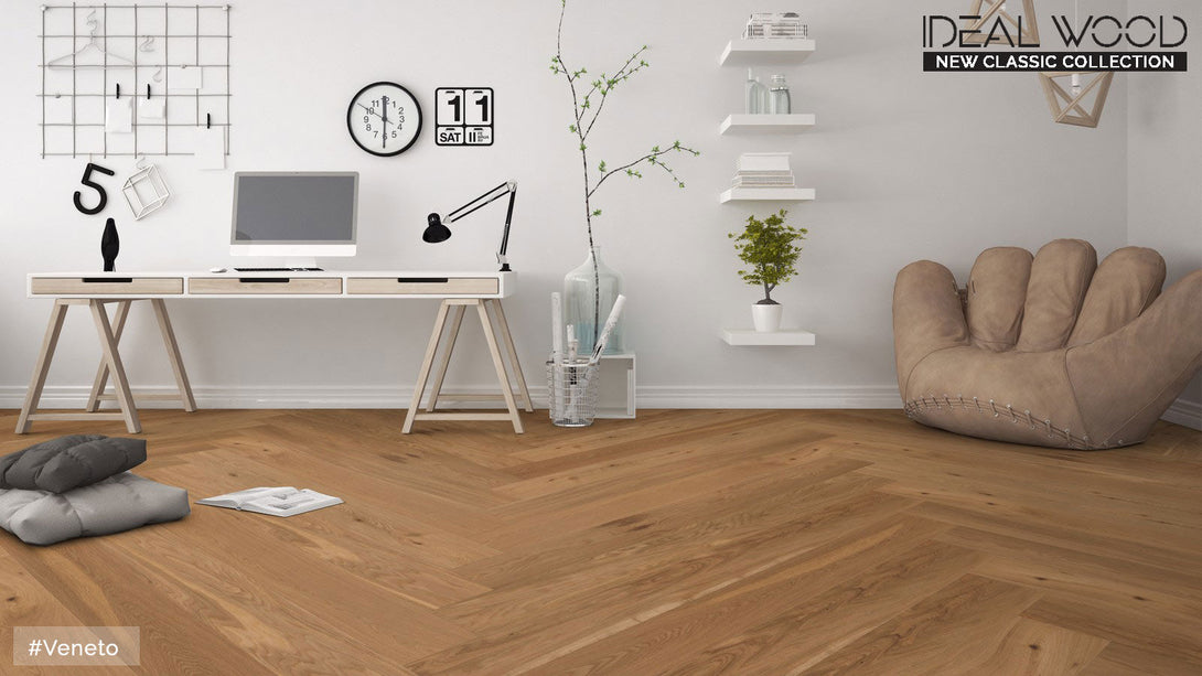 Unifloor - New Classic Collection - Veneto (Heringbone) Oak - Hardwood